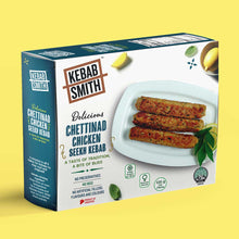 Load image into Gallery viewer, Chettinad Chicken Seekh Kebab