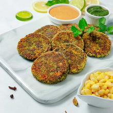 Load image into Gallery viewer, Spinach & Corn Kebabs