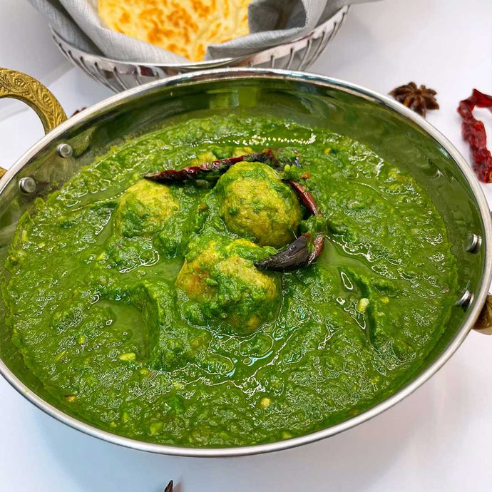 PALAK KOFTA (MEATBALLS IN SPINACH GRAVY)