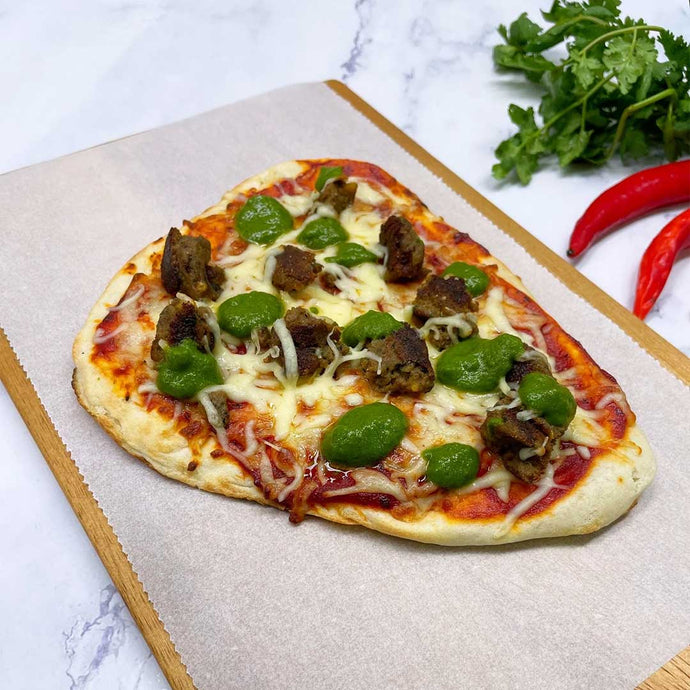 SHAMI KEBAB NAAN PIZZA